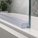Clear PVC Bi-Fold Shower Seal for Bath Screens (900mm & 2000mm)