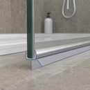 Chrome Shower Screen Seal for 4-6mm Glass (800mm, 900mm, 1400mm, 2000mm)