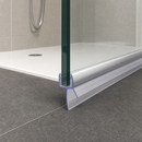Chrome Shower Screen Seal for 8-10mm Glass (Available in Multiple Lengths)