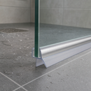 Chrome Shower Screen Seal for Straight Glass Installation (Available Lengths: 800mm, 900mm, 1400mm, 2000mm)