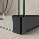 Magnetic Shower Screen Seal in Black for Easy Installation (Pair, 2000mm or 2500mm)