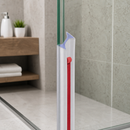 Self-Adhesive Shower Screen Seal for 10mm Glass Panels (Multiple Lengths Available)