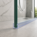 Clear Rigid PVC Shower Screen Seal for Bath & Shower Panels (Various Lengths)