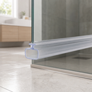 Clear PVC Bifold Shower Screen Seal for Bathrooms (1000mm or 2000mm)