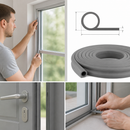 Grey Silicone Rubber P Section Seal for Various Applications (10m Coil)