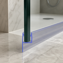 Straight Fin Shower Seal for 10-12mm Glass, Ideal for Bath Screens & Shower Doors