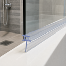 Soft PVC Shower Seal for Bath Screens and Shower Doors (1000mm or 2000mm)