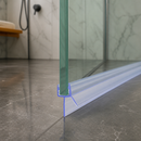 Rigid PVC Shower Screen Seal for Straight Glass Installations (800mm, 900mm, 1400mm, 2000mm)