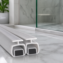 Magnetic Shower Screen Seal in Soft PVC for Easy Installation (Pair, 2000mm)