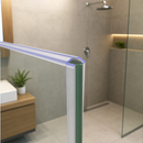 High-Quality Rigid PVC Shower Screen Seal for 8-10mm Glass (800mm, 900mm, 1400mm, 2000mm)