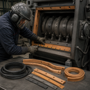 Shotblast Rubber Pads in Various Sizes for Industrial Applications
