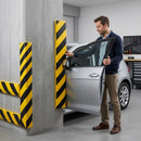 Foam Edge & Wall Protector ??Self-Adhesive Black & Yellow Corner Guard for Light Impact Protection