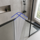 High Quality Shower Screen Seal for 4-6mm Glass (Available Lengths: 800mm, 900mm, 1400mm, 2000mm)
