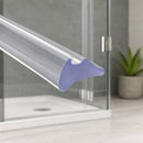 Clear Soft PVC Shower Seal for Bath Screens & Doors (1000mm or 2000mm)