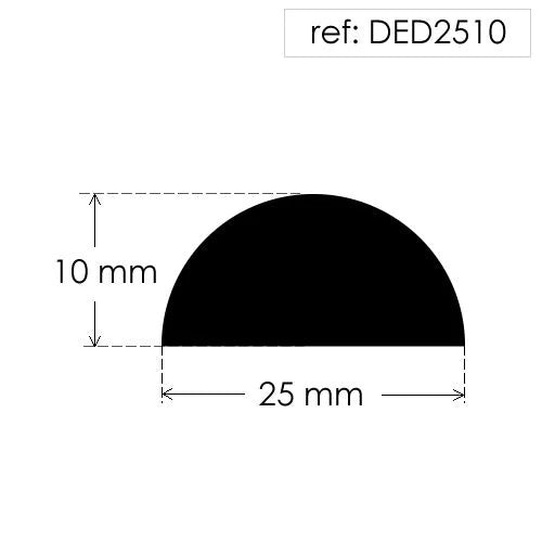 Solid Rubber D Fender 30M