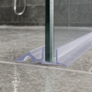 Clear PVC Shower Screen Seal for 4-6mm Glass (Lengths of 800mm to 2000mm)