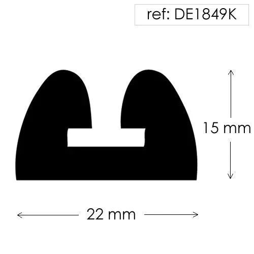 Solid Double D Fender With Metal Insert