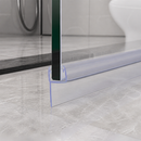 Straight Fin Shower Seal for 10-12mm Glass (Various Lengths)