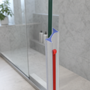 Self-Adhesive Shower Screen Seal for 12mm Glass Partitions