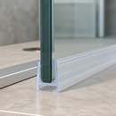 High Quality Rigid PVC Shower Screen Seal for Easy Installation (Lengths of 800mm, 900mm, 1400mm, 2000mm)