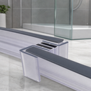Magnetic Shower Screen Seal for 4-6mm Glass (Pair, 2000mm Length)