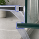 Magnetic Shower Screen Seal for 6mm to 8mm Glass (2000mm Length)