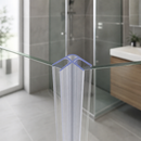 High Quality Shower Screen Seal for 4-6mm Glass (Available Lengths: 800mm, 900mm, 1400mm, 2000mm)