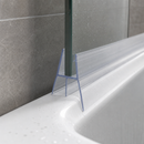 Clear Rigid PVC Shower Screen Seal for Bath & Shower Doors (Available in Various Lengths)