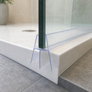 Clear Rigid PVC Shower Screen Seal for Bath & Shower Doors (Available in Various Lengths)