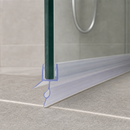 Straight Fin Shower Seal for 4-6mm Glass, Ideal for Shower Doors & Bath Screens (Multiple Lengths Available)
