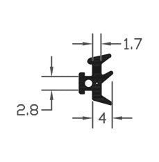 Industrial Grade E-Gasket Weatherproof Sealing Strip - 250m