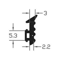 High-Durable Black TPE E Gasket Seal For Superior Protection - 175m