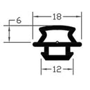 Heavy Duty Black Bifold Door Seal Gasket For Secure & Reliable Use - 75m