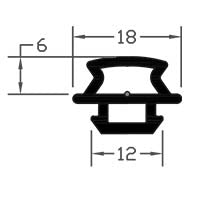 Heavy Duty Black Bifold Door Seal Gasket For Secure & Reliable Use - 75m