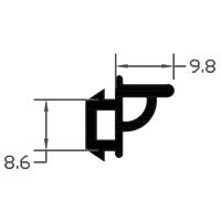 High Performance TPE Rubber Bifold Door Seal Gasket For Superior Door Sealing - 100m