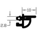 Premium Quality Black TPE Rubber Bifold Door Seal Gasket - 150m