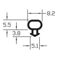 High Quality Black TPE Bubble Gasket For Superior Sealing - 250m