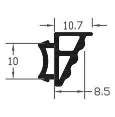 Professional Rubber Bifold Door Seal Gasket For Door Protection - 50m