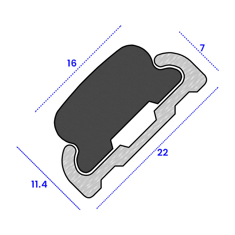 Aluminium Fender for Boats and Industrial Use – 3.65m Length