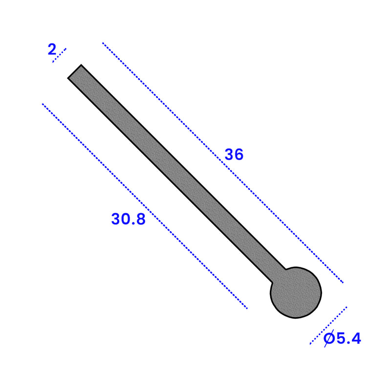 Durable Rubber Tadpole Seal – 5.4mm Bulb x 30.8mm Tail