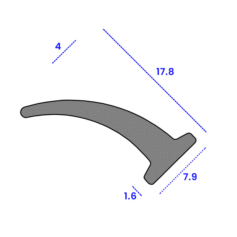 Durable Flipper Rubber Seal for Automotive &amp; DIY Projects – 17.8mm x 7.9mm