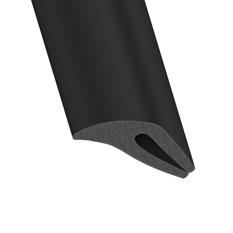 EPDM Rubber U Channel Seal – 18mm Height x 6mm Width for Versatile Sealing Solutions