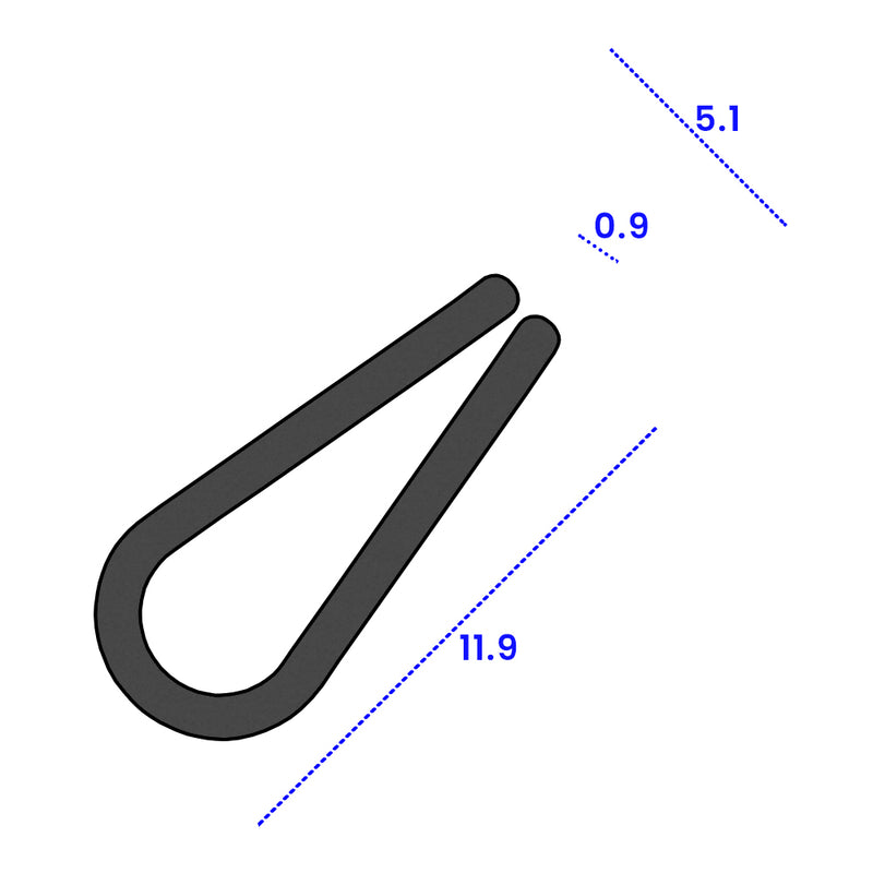 Multi-Purpose Mini Wheel Arch Trim for Industrial Applications