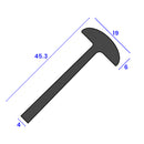 Durable Roof Seal for Morris Traveller – 19mm x 45.3mm Profile