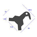 Durable EPDM Rubber Seal for Triumph TR5/TR6 Hoods – Sold by the Metre