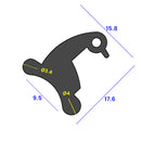 EPDM Rubber Hood Seal for Triumph Herald – 15.6mm x 17.6mm, Available by the Metre