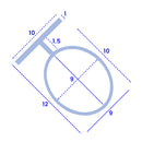 Soft PVC Shower Seal for Bath Screens and Shower Doors (900mm or 2000mm)