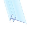 Clear PVC Shower/Bath Screen Seal – 5mm T-Shape for Gaps 23mm to 28mm