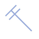 Clear PVC Shower/Bath Screen Seal – 5mm T-Shape for Gaps 23mm to 28mm