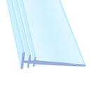 Clear Soft PVC Shower Seal for Bath & Shower Screens (1000mm)